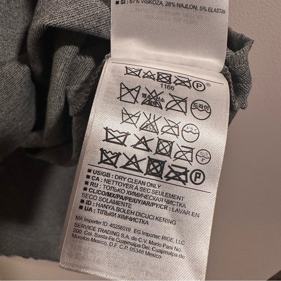 Banana Republic Gray Sleeveless Fitted & Flare Drop Waist Mini Dress Size 0 - Picture 12 of 15